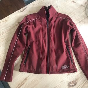 Women's Fleece Lined Zip up Jacket - M